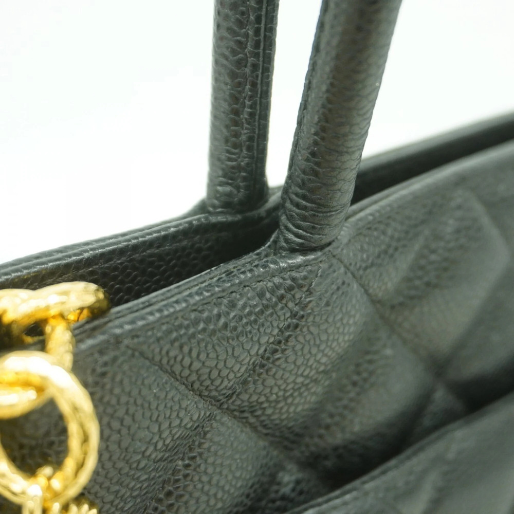 CHANEL Black Caviar Leather Reissue Tote Bag - Picture 8 of 10